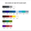 tank top color chart - Initial D Merch