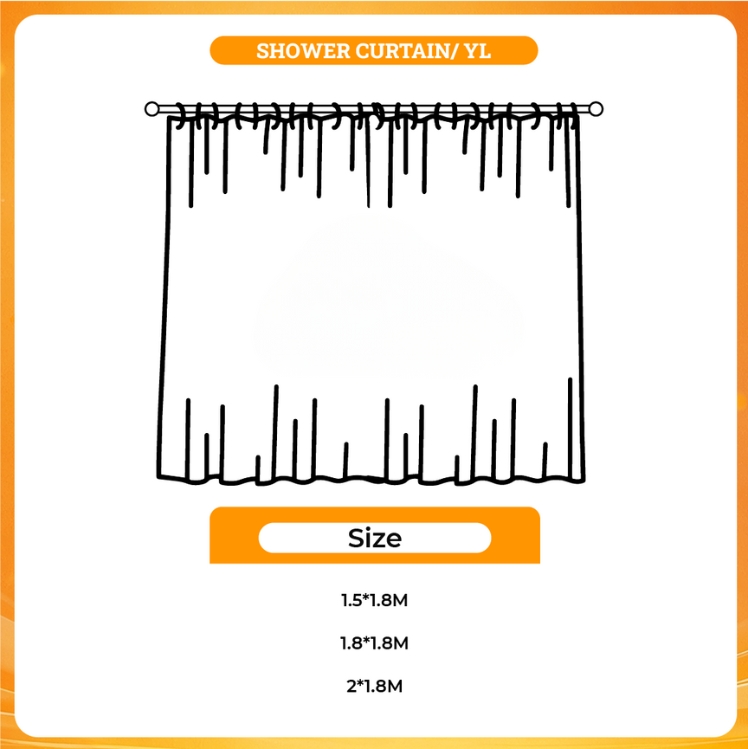 3D shower curtain - Initial D Merch